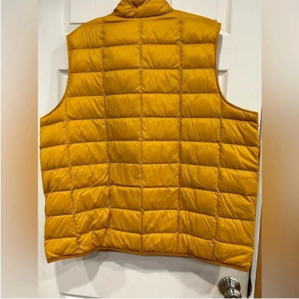 REI Men’s XL 650 Down Puffer Vest 2.0 Desert Sun Yellow NWT Puff